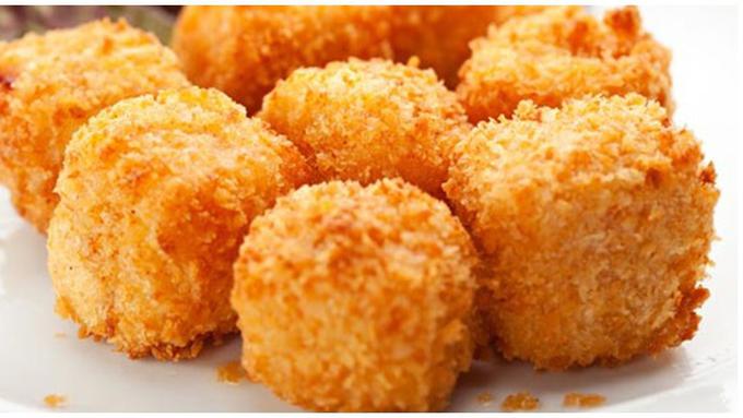 Bola Ubi Kopong Isi Keju Viral dengan Tekstur Unik