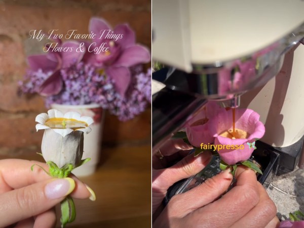 Tren Fairypresso Sajikan Kopi di Kelopak Bunga Segar
